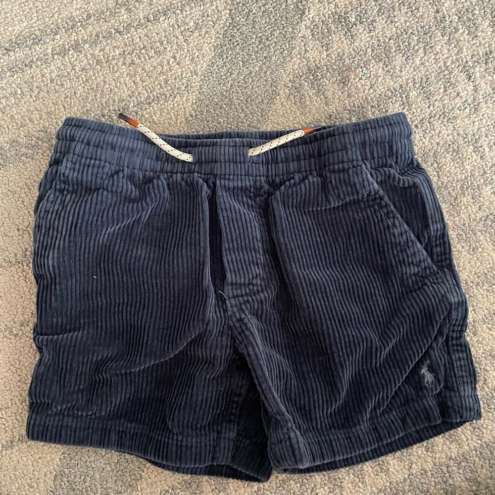 KIDS Navy Corduroy Shorts